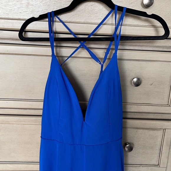 Charlotte Russe Blue Mini Dress - Picture 2 of 4